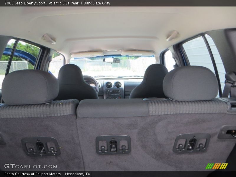 Atlantic Blue Pearl / Dark Slate Gray 2003 Jeep Liberty Sport