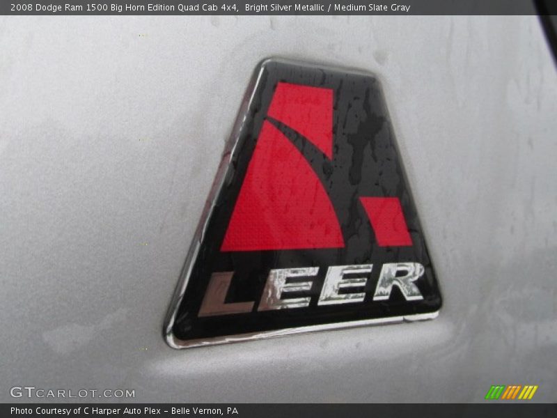 Bright Silver Metallic / Medium Slate Gray 2008 Dodge Ram 1500 Big Horn Edition Quad Cab 4x4