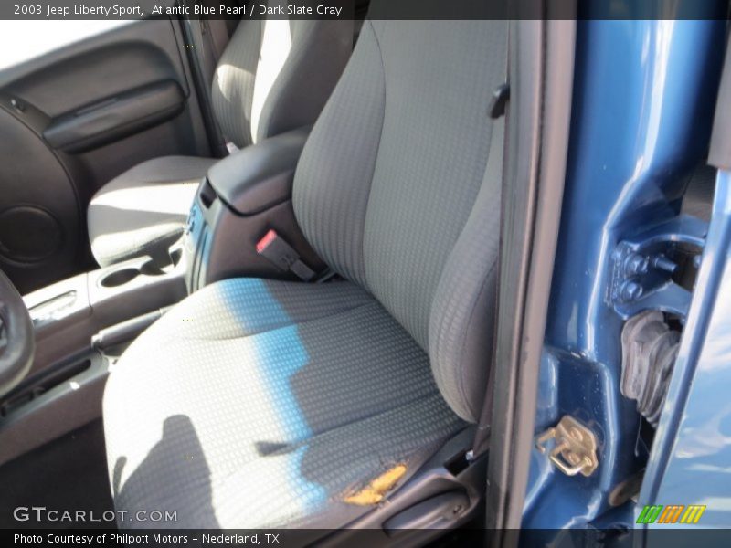 Atlantic Blue Pearl / Dark Slate Gray 2003 Jeep Liberty Sport