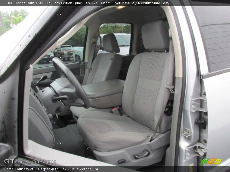 Bright Silver Metallic / Medium Slate Gray 2008 Dodge Ram 1500 Big Horn Edition Quad Cab 4x4