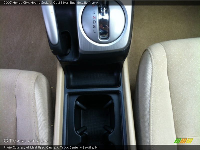 Opal Silver Blue Metallic / Ivory 2007 Honda Civic Hybrid Sedan