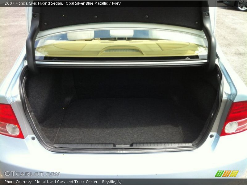 Opal Silver Blue Metallic / Ivory 2007 Honda Civic Hybrid Sedan