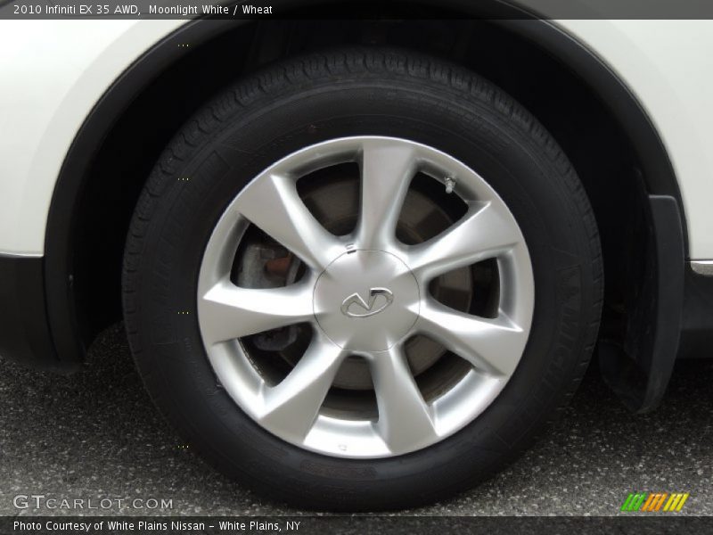 Moonlight White / Wheat 2010 Infiniti EX 35 AWD