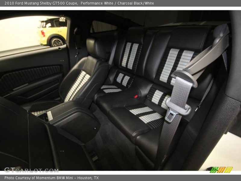 Rear Seat of 2010 Mustang Shelby GT500 Coupe