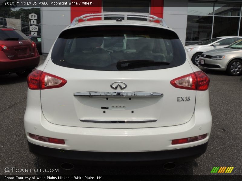 Moonlight White / Wheat 2010 Infiniti EX 35 AWD