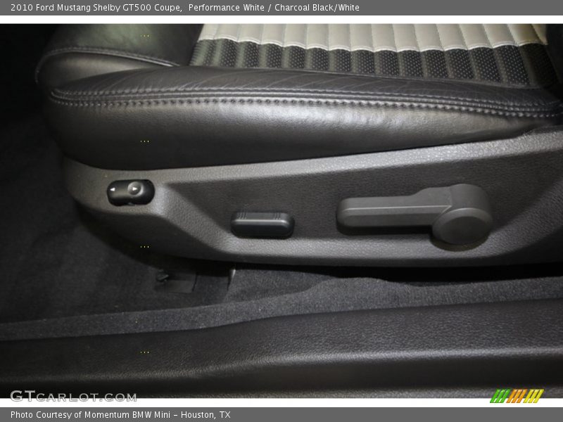 Performance White / Charcoal Black/White 2010 Ford Mustang Shelby GT500 Coupe