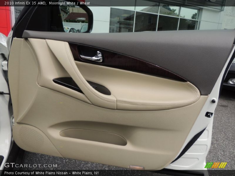 Moonlight White / Wheat 2010 Infiniti EX 35 AWD