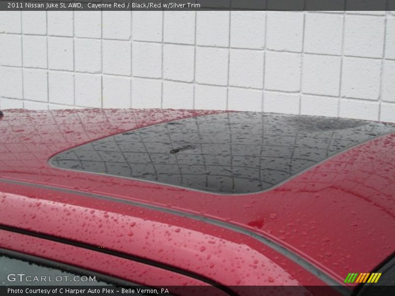 Cayenne Red / Black/Red w/Silver Trim 2011 Nissan Juke SL AWD
