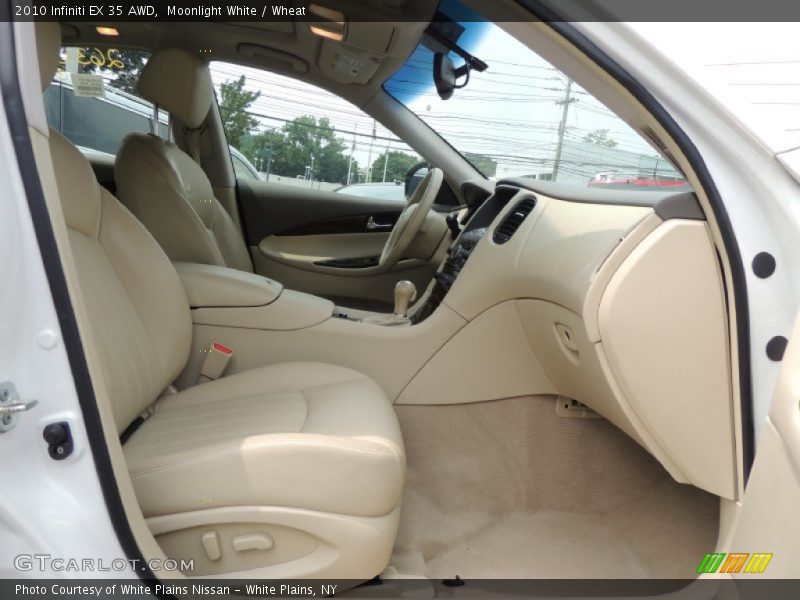 Moonlight White / Wheat 2010 Infiniti EX 35 AWD