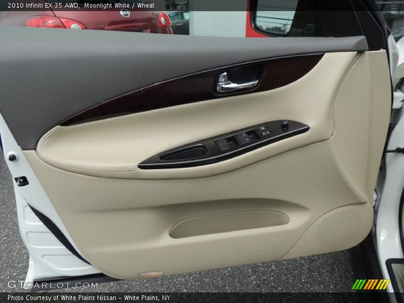 Moonlight White / Wheat 2010 Infiniti EX 35 AWD