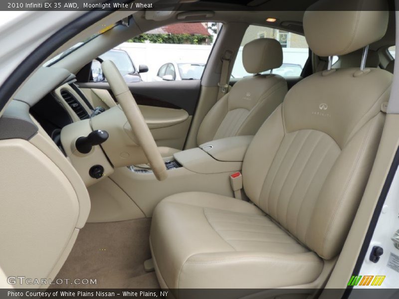 Moonlight White / Wheat 2010 Infiniti EX 35 AWD