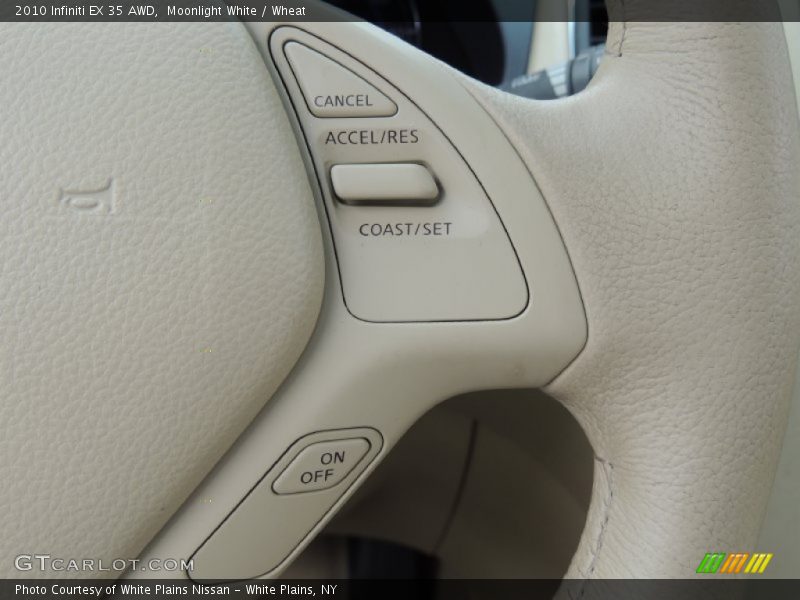 Moonlight White / Wheat 2010 Infiniti EX 35 AWD