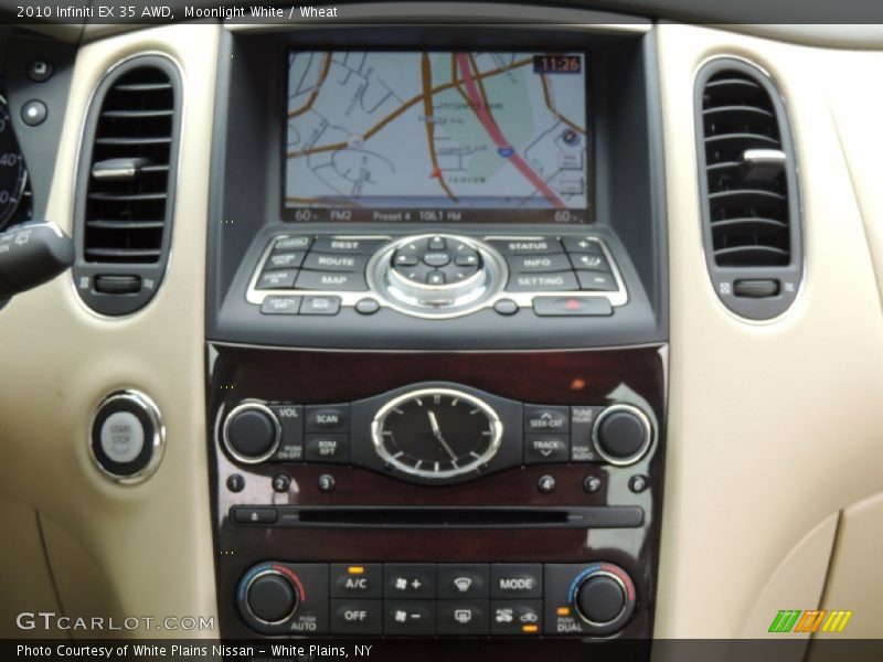 Moonlight White / Wheat 2010 Infiniti EX 35 AWD