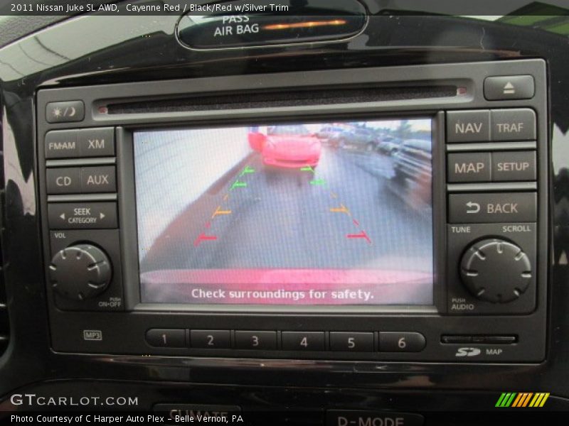 Cayenne Red / Black/Red w/Silver Trim 2011 Nissan Juke SL AWD