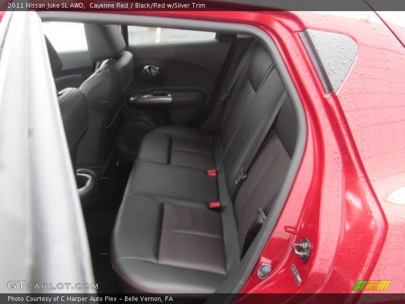 Cayenne Red / Black/Red w/Silver Trim 2011 Nissan Juke SL AWD