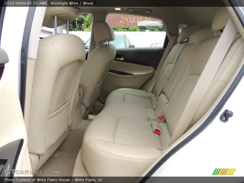 Moonlight White / Wheat 2010 Infiniti EX 35 AWD