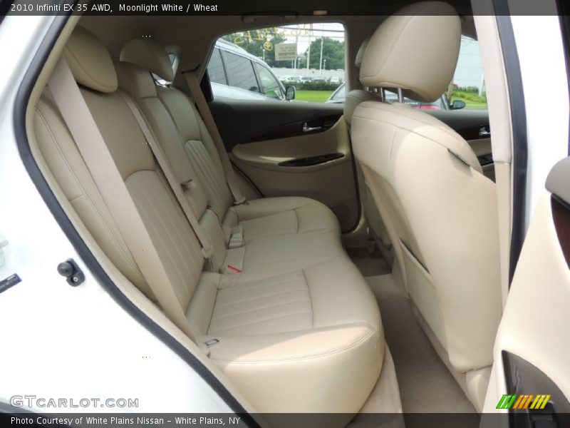 Moonlight White / Wheat 2010 Infiniti EX 35 AWD