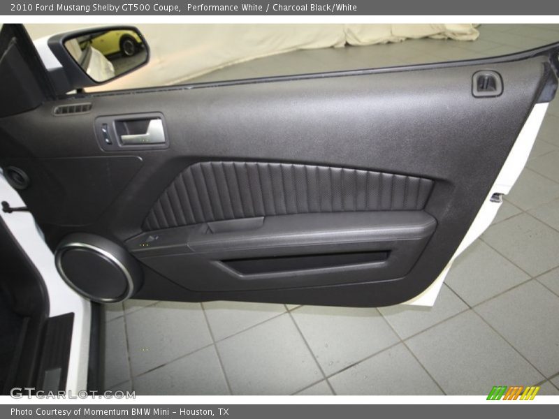 Performance White / Charcoal Black/White 2010 Ford Mustang Shelby GT500 Coupe