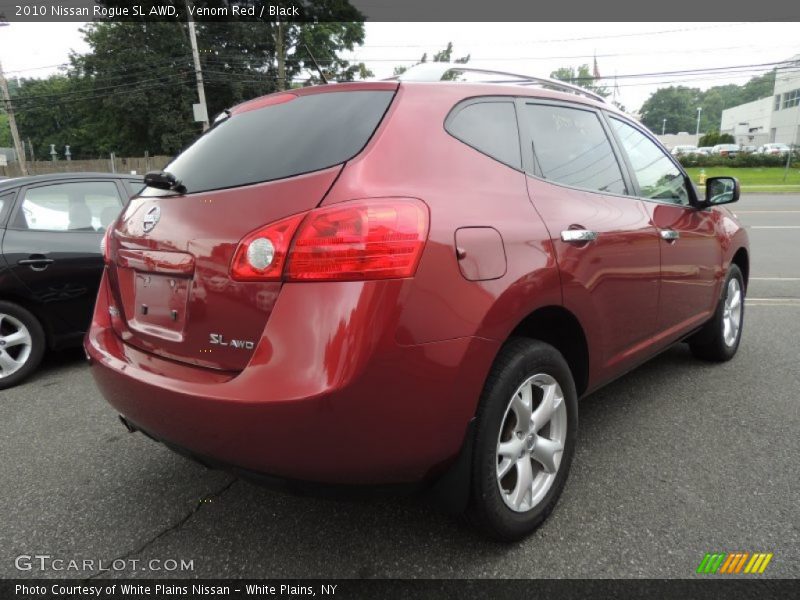 Venom Red / Black 2010 Nissan Rogue SL AWD