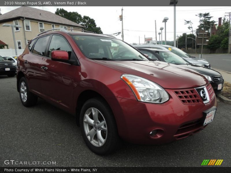 Venom Red / Black 2010 Nissan Rogue SL AWD