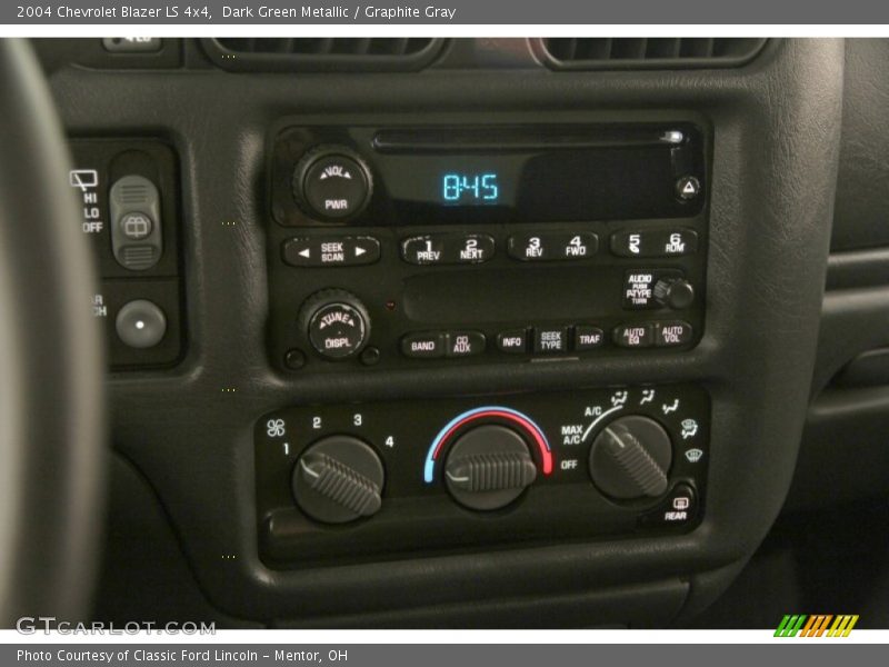 Dark Green Metallic / Graphite Gray 2004 Chevrolet Blazer LS 4x4