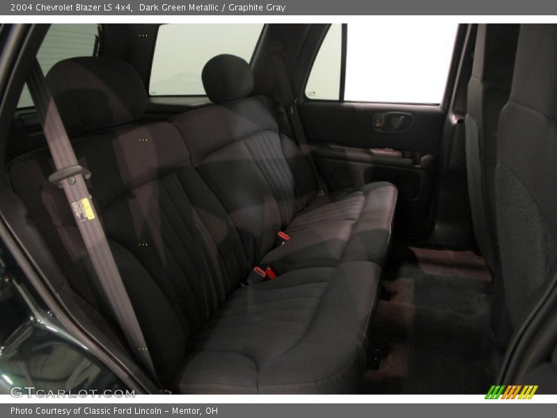 Dark Green Metallic / Graphite Gray 2004 Chevrolet Blazer LS 4x4