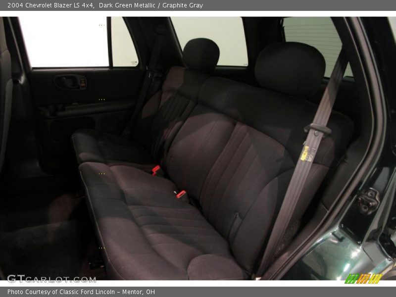 Dark Green Metallic / Graphite Gray 2004 Chevrolet Blazer LS 4x4