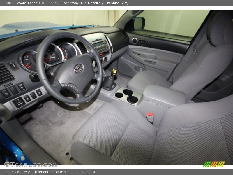 Graphite Gray Interior - 2009 Tacoma X-Runner 