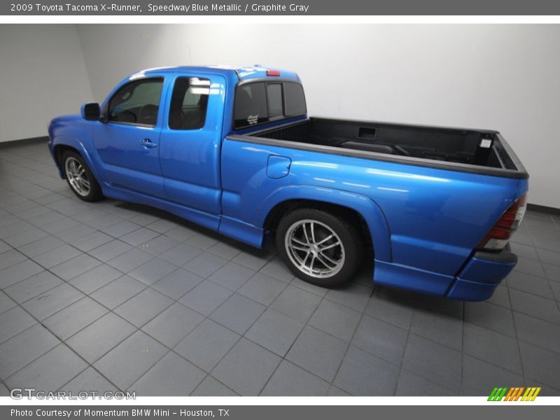 Speedway Blue Metallic / Graphite Gray 2009 Toyota Tacoma X-Runner