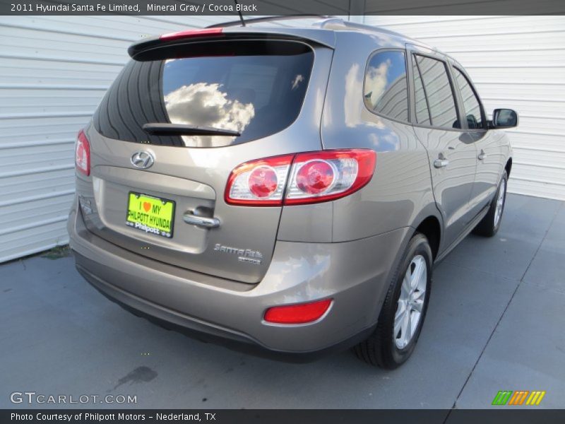Mineral Gray / Cocoa Black 2011 Hyundai Santa Fe Limited