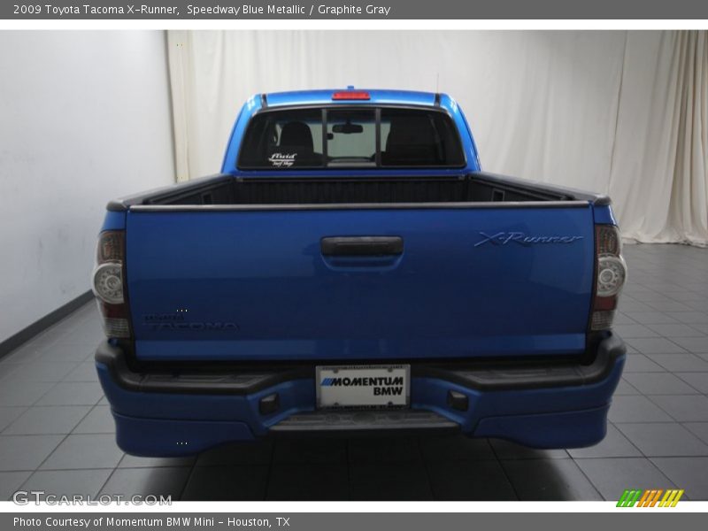 Speedway Blue Metallic / Graphite Gray 2009 Toyota Tacoma X-Runner