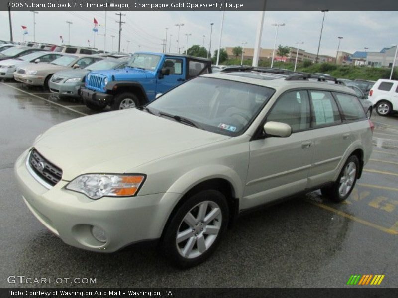 Champagne Gold Opalescent / Taupe 2006 Subaru Outback 2.5i Limited Wagon