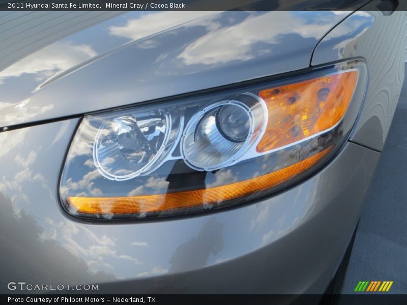 Mineral Gray / Cocoa Black 2011 Hyundai Santa Fe Limited