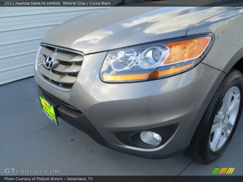 Mineral Gray / Cocoa Black 2011 Hyundai Santa Fe Limited