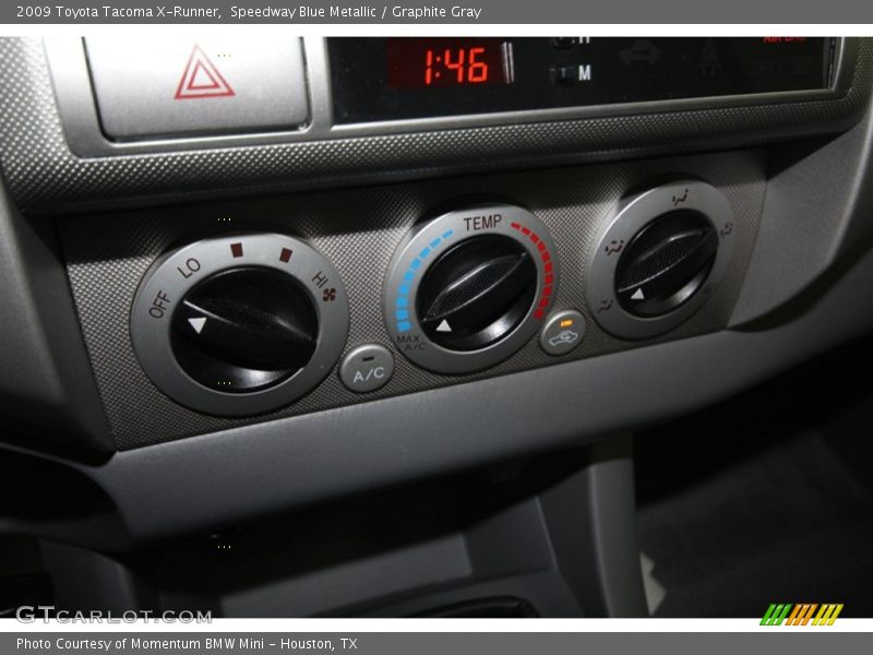 Controls of 2009 Tacoma X-Runner