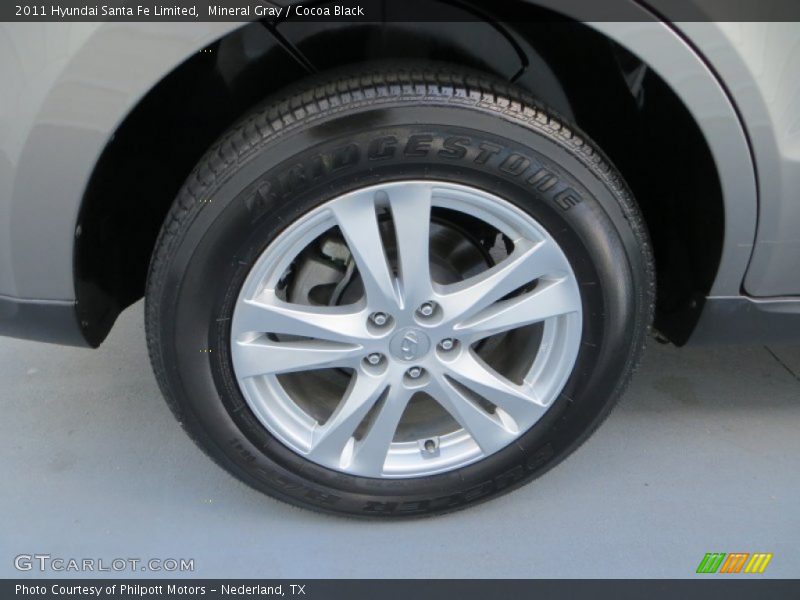 Mineral Gray / Cocoa Black 2011 Hyundai Santa Fe Limited