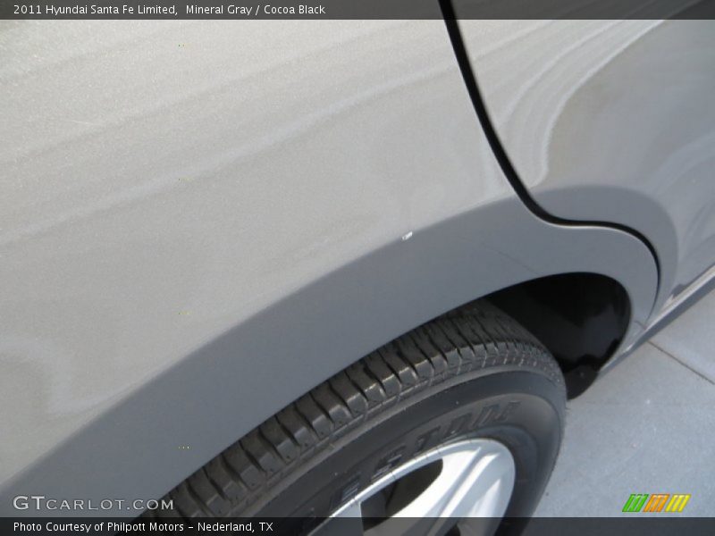 Mineral Gray / Cocoa Black 2011 Hyundai Santa Fe Limited