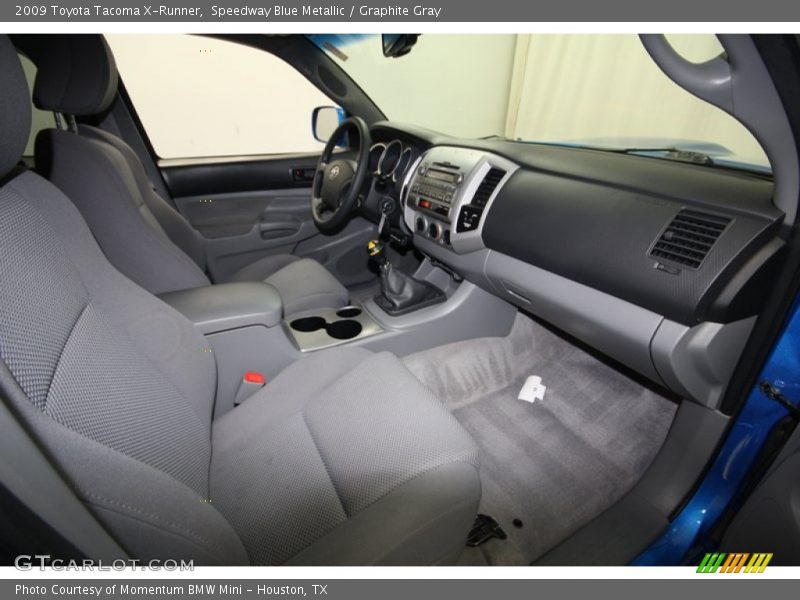 Speedway Blue Metallic / Graphite Gray 2009 Toyota Tacoma X-Runner