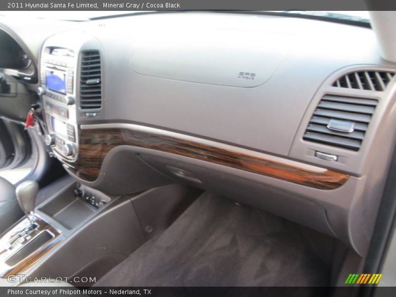 Mineral Gray / Cocoa Black 2011 Hyundai Santa Fe Limited