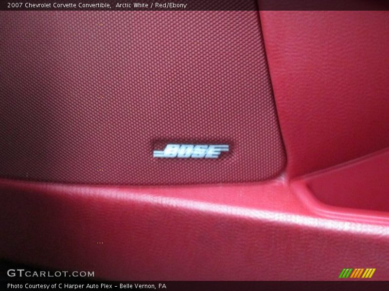 Arctic White / Red/Ebony 2007 Chevrolet Corvette Convertible