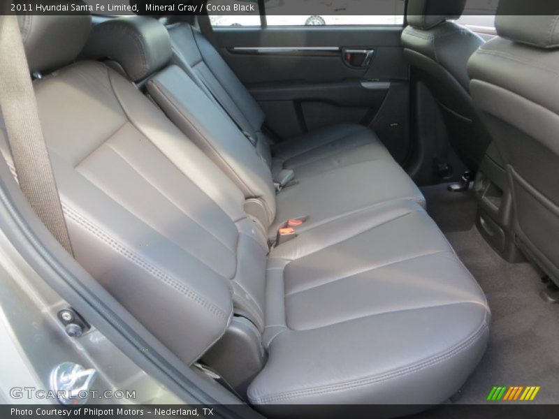 Mineral Gray / Cocoa Black 2011 Hyundai Santa Fe Limited