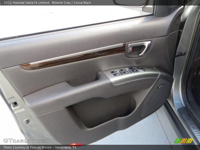 Mineral Gray / Cocoa Black 2011 Hyundai Santa Fe Limited