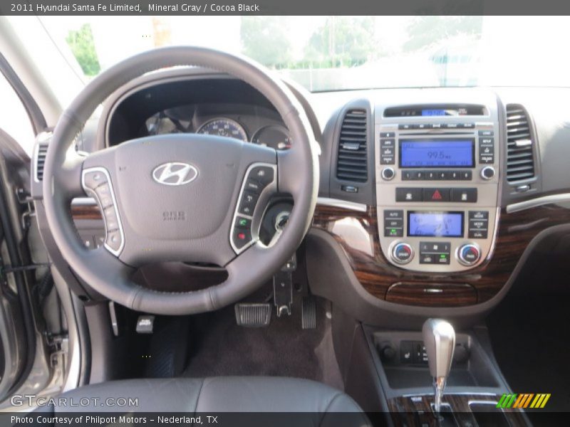Mineral Gray / Cocoa Black 2011 Hyundai Santa Fe Limited