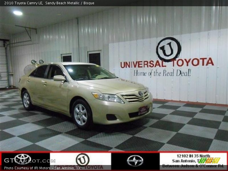 Sandy Beach Metallic / Bisque 2010 Toyota Camry LE