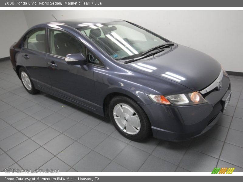 Magnetic Pearl / Blue 2008 Honda Civic Hybrid Sedan
