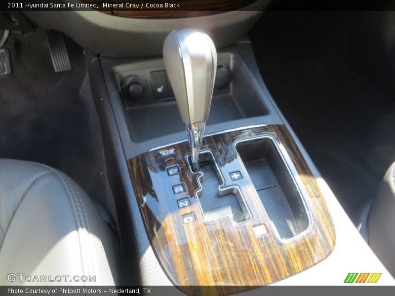 Mineral Gray / Cocoa Black 2011 Hyundai Santa Fe Limited