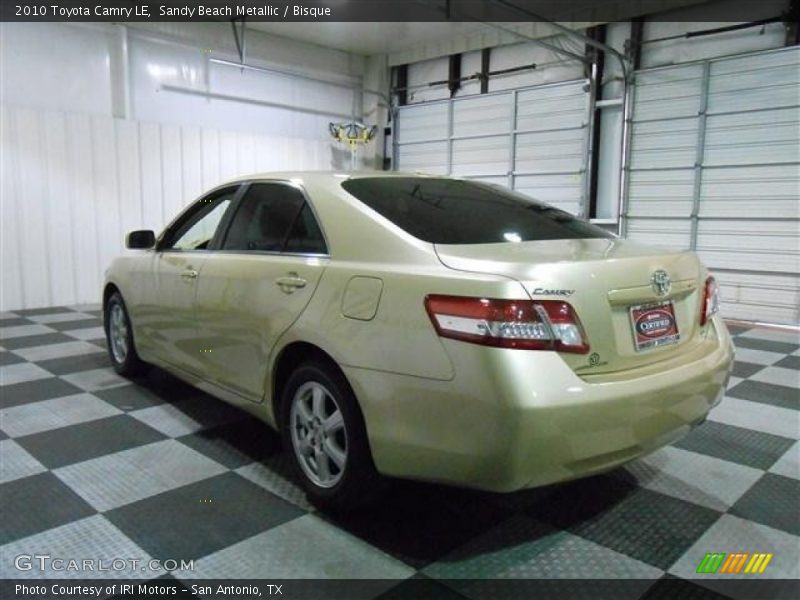Sandy Beach Metallic / Bisque 2010 Toyota Camry LE