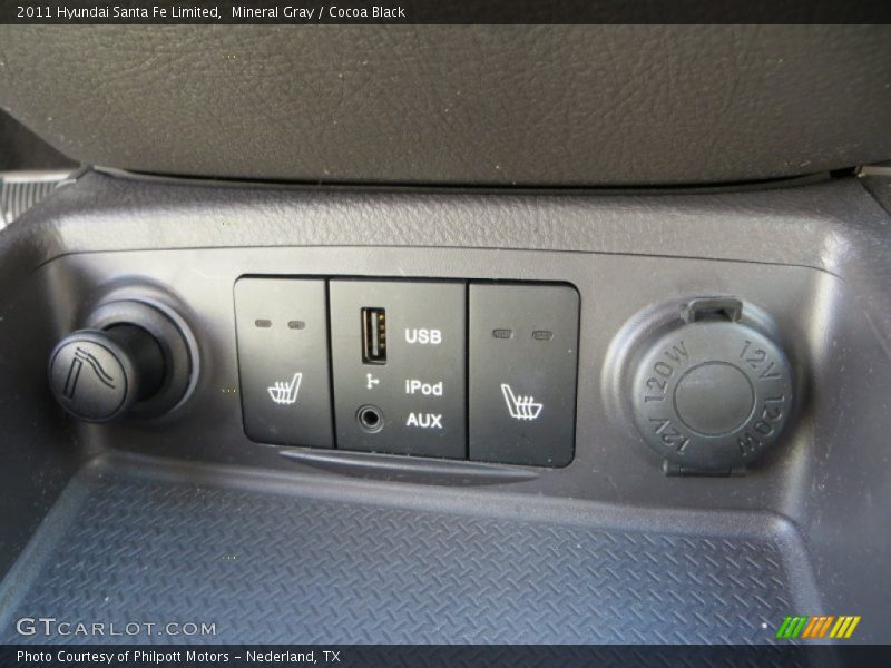 Mineral Gray / Cocoa Black 2011 Hyundai Santa Fe Limited