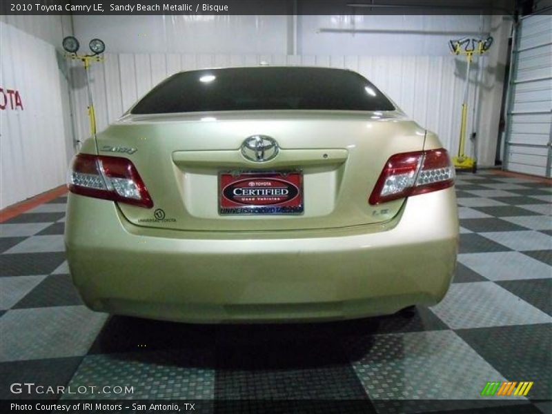 Sandy Beach Metallic / Bisque 2010 Toyota Camry LE