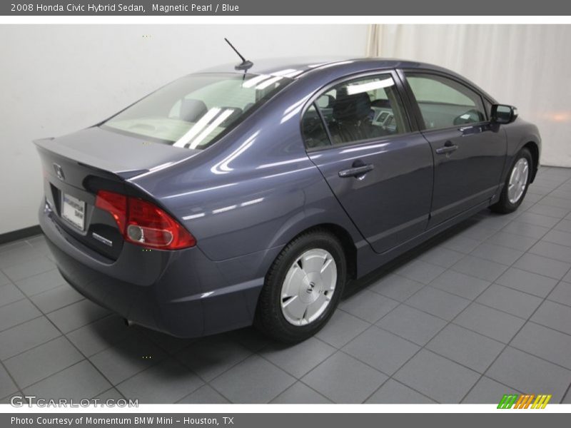 Magnetic Pearl / Blue 2008 Honda Civic Hybrid Sedan